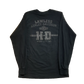 H-D Open Bar & Shield on Black Men's Long Sleeve Tee