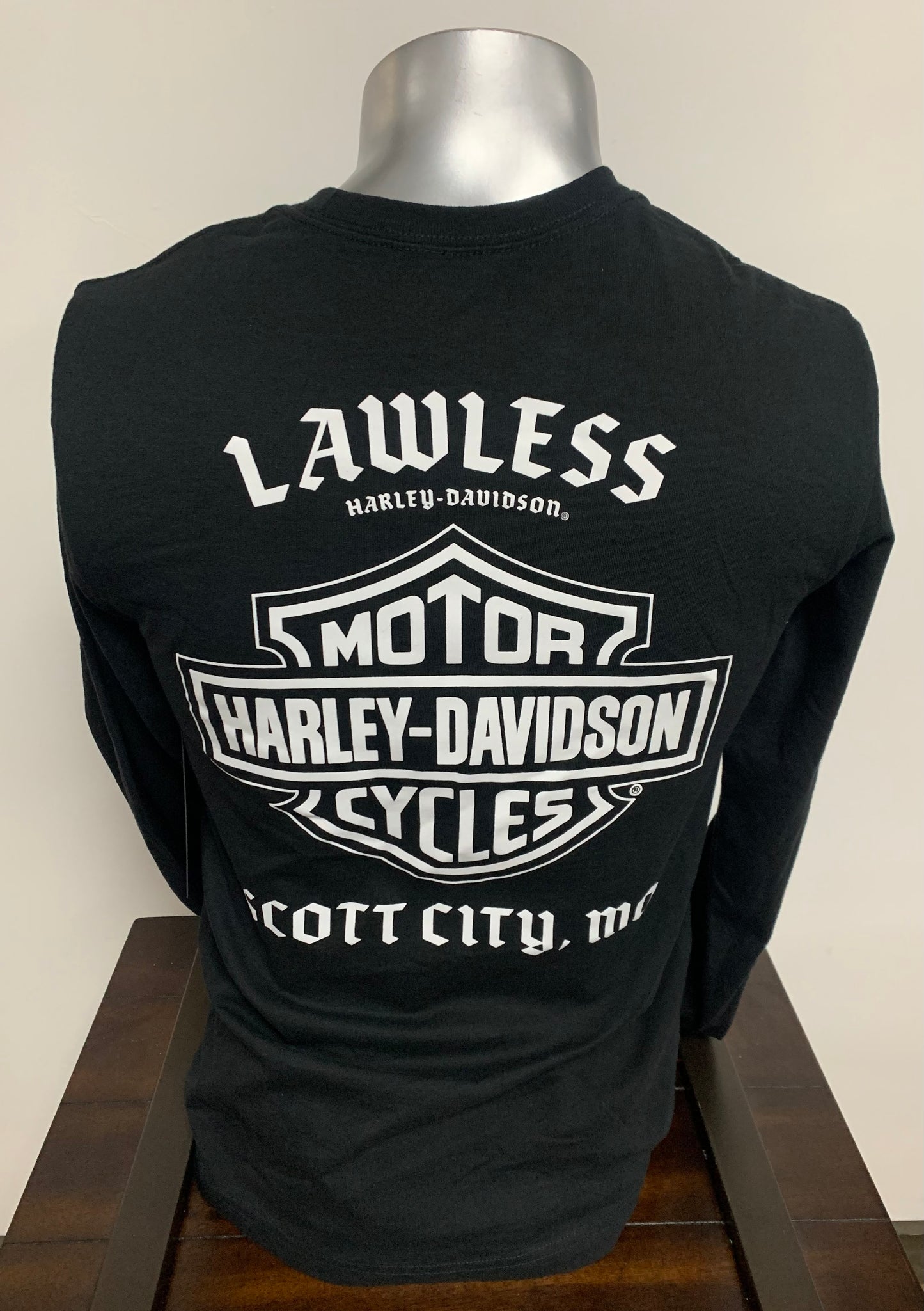 Don't Press Your Luck Mens Long Sleeve Tee