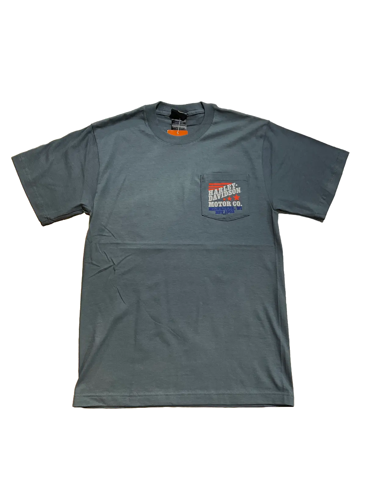 "Stars and Stripes" Men's Short Sleeve Pocket Tee