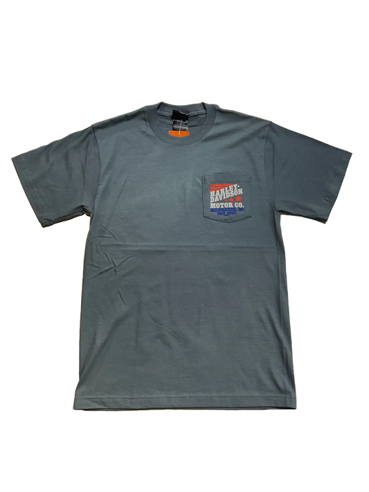 "Stars and Stripes" Men's Short Sleeve Pocket Tee