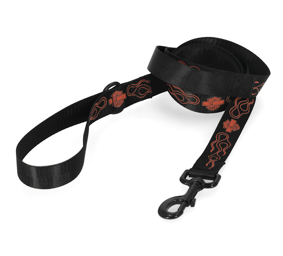 Harley-Davidson Flame Dog Leash