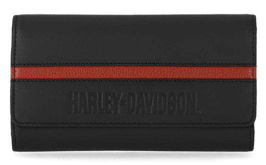 H-D Center Block Trucker Wallet