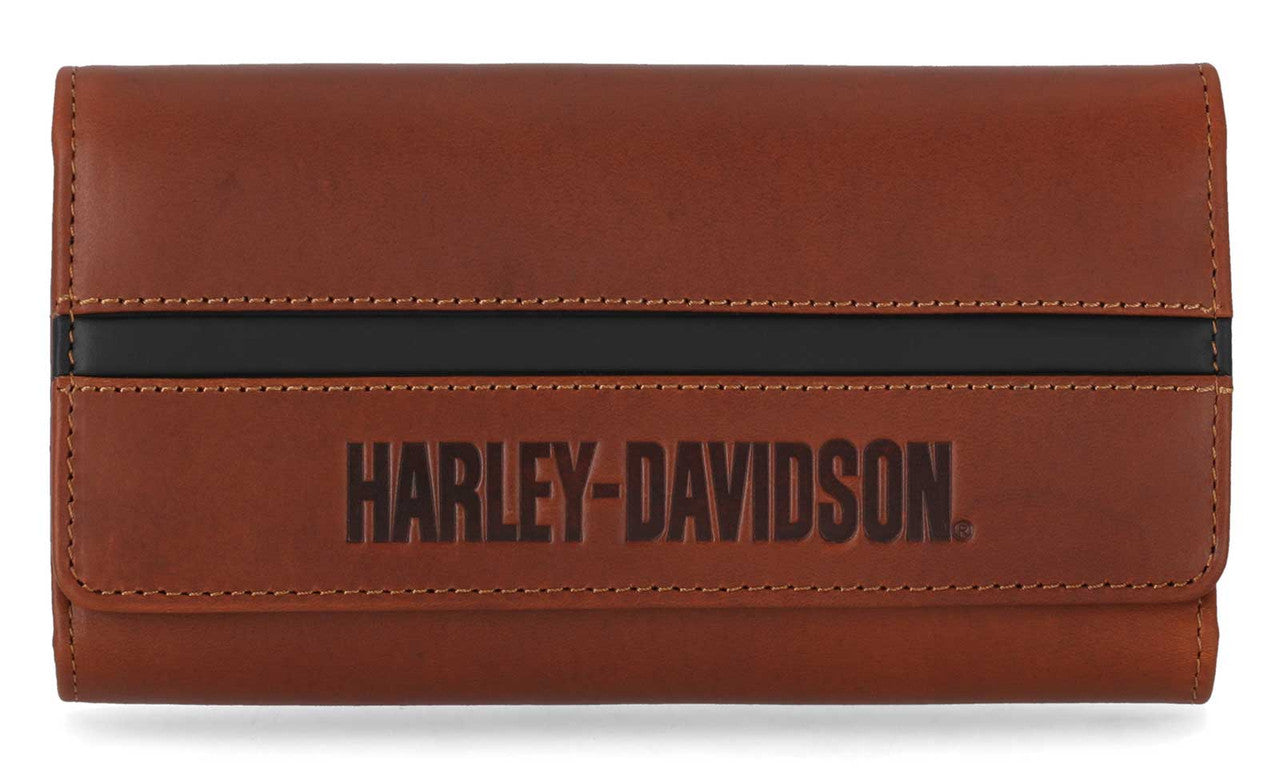 H-D Center Block Trucker Wallet