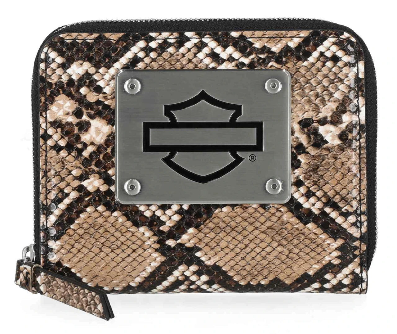 PYTHON SM ZIP AROUN- BROWN