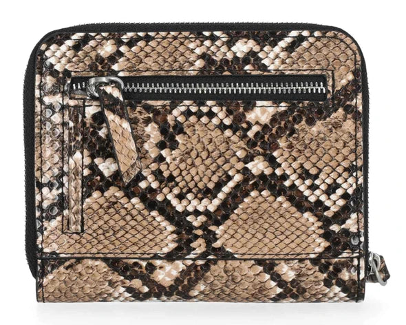 PYTHON SM ZIP AROUN- BROWN