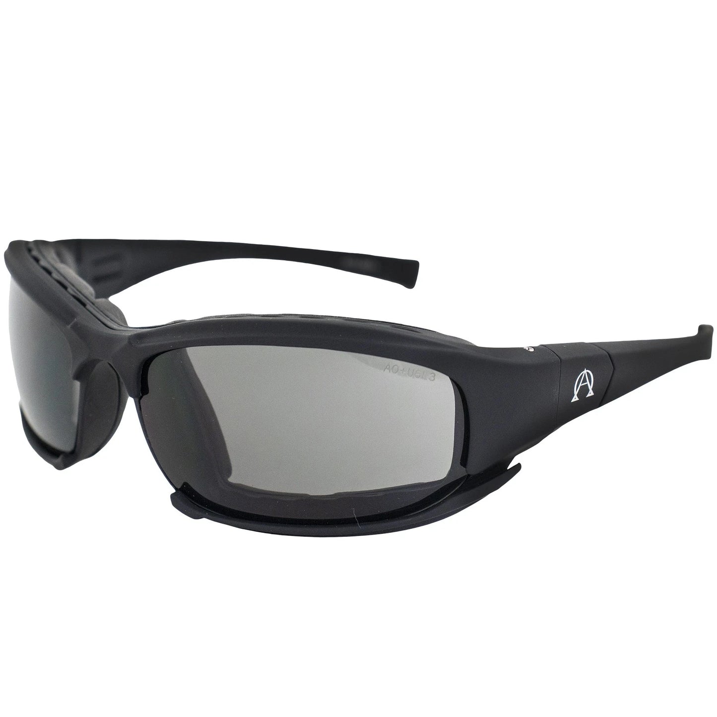 Alpha Omega 3 Motorcycle Sunglasses Riding Glasses Z87.1 Convertible Smoke Lens