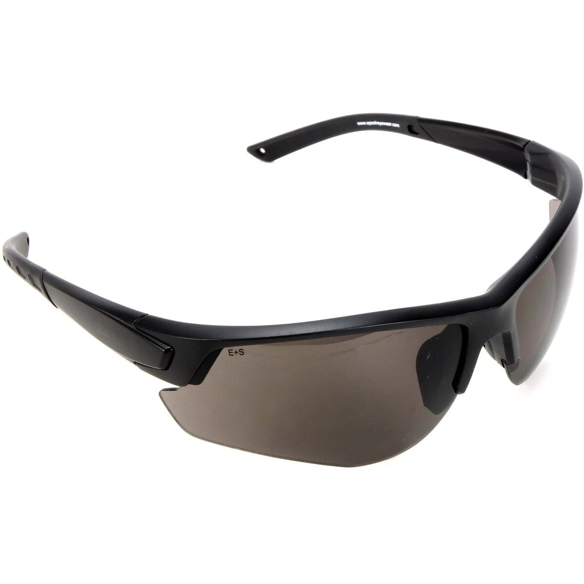 Epoch Eyewear Black Grunt Sunglasses w/Smoke Lens