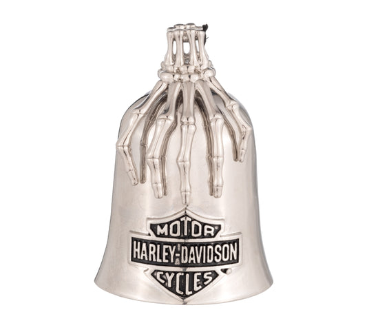 Bar & Shield Skull Hand Bell
