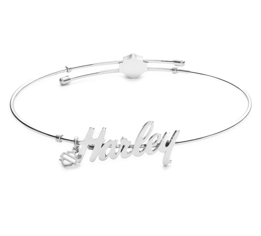 H-D Cursive Script Bangle