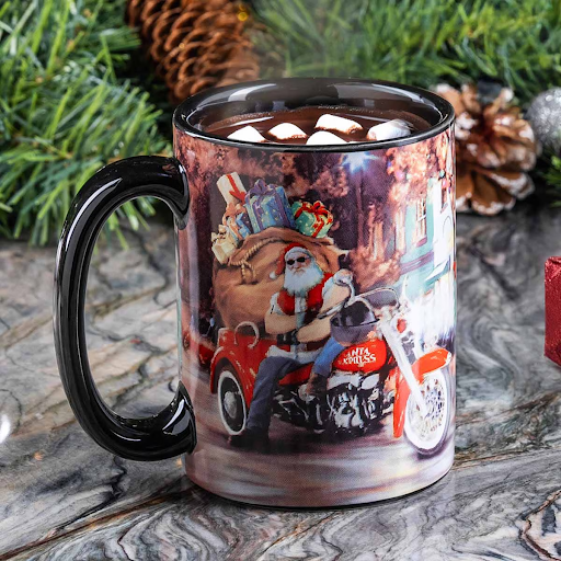2025 Biker Santa Mug