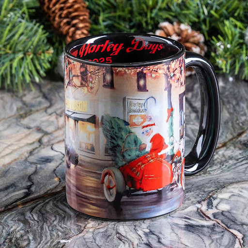 2025 Biker Santa Mug