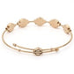 WOMEN'S BOXED BAR & SHIELD ADJUSTABLE BANGLE BRACELET