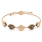 WOMEN'S BOXED BAR & SHIELD ADJUSTABLE BANGLE BRACELET
