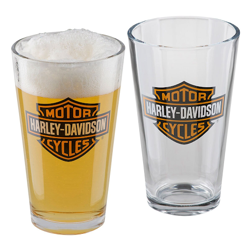 H-D B&S Pint Glass Set