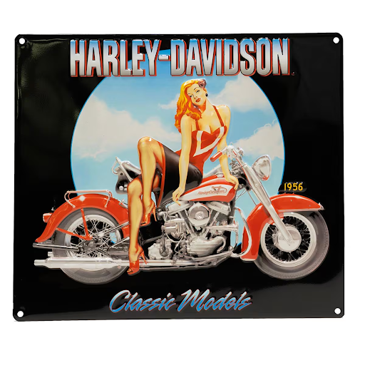 H-D Classic Models Tin Sign