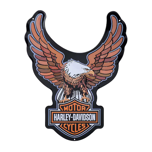 HD Bar & Shield Eagle Tin Sign – Lawless Harley-Davidson