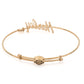 WOMEN'S BOXED HARLEY-DAVIDSON CURSIVE SCRIPT ADJUSTABLE BANGLE BRACELET