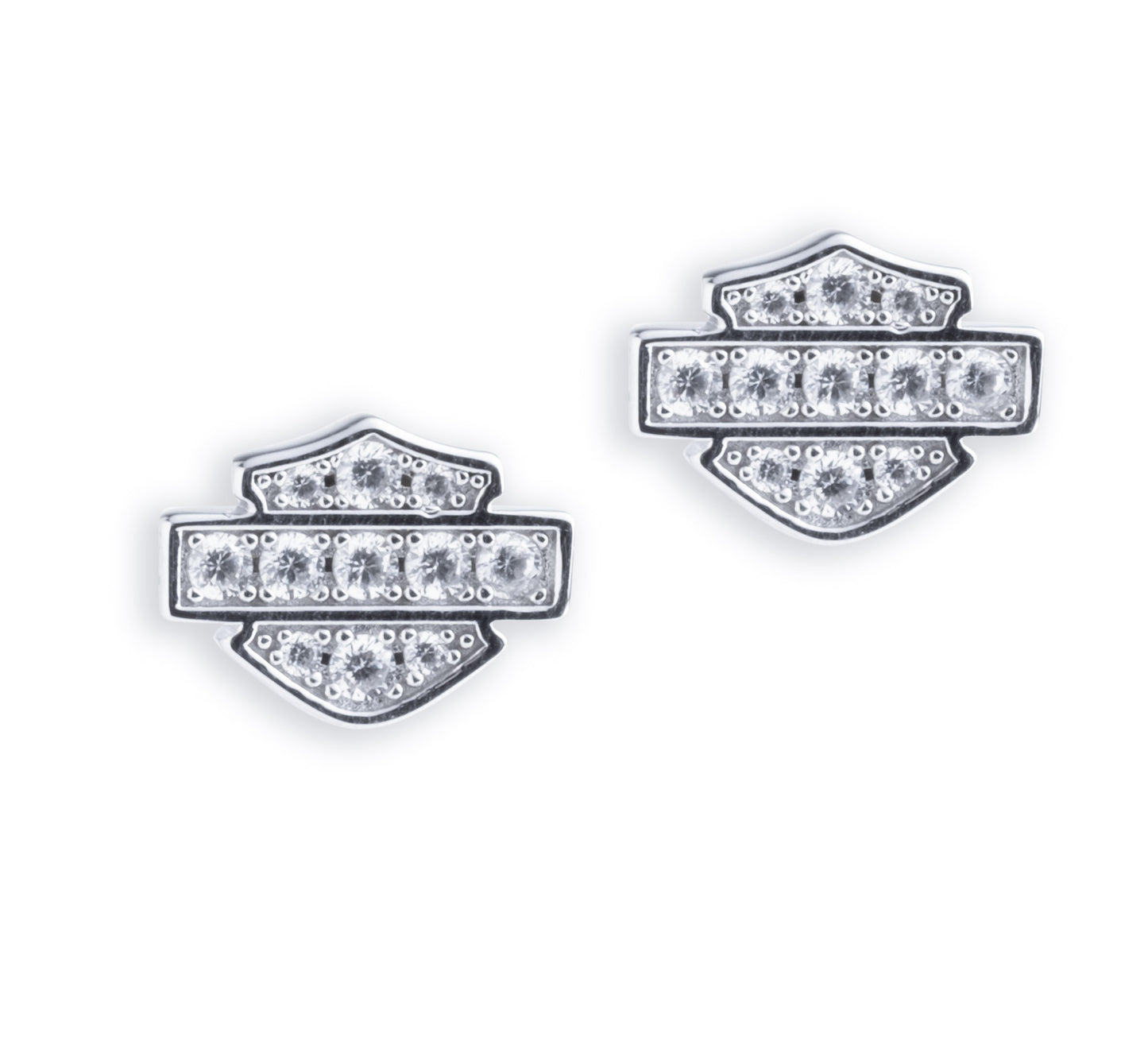 Bling Logo Stud Earring