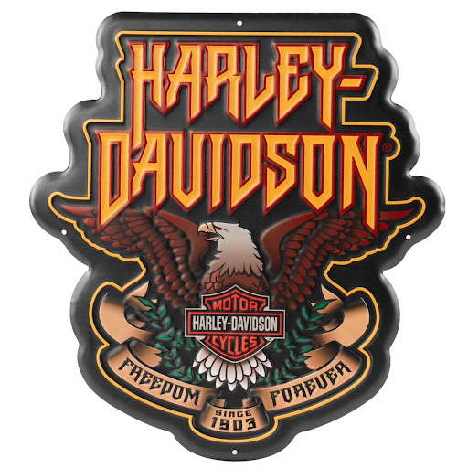 Hard Rock Eagle Metal Sign