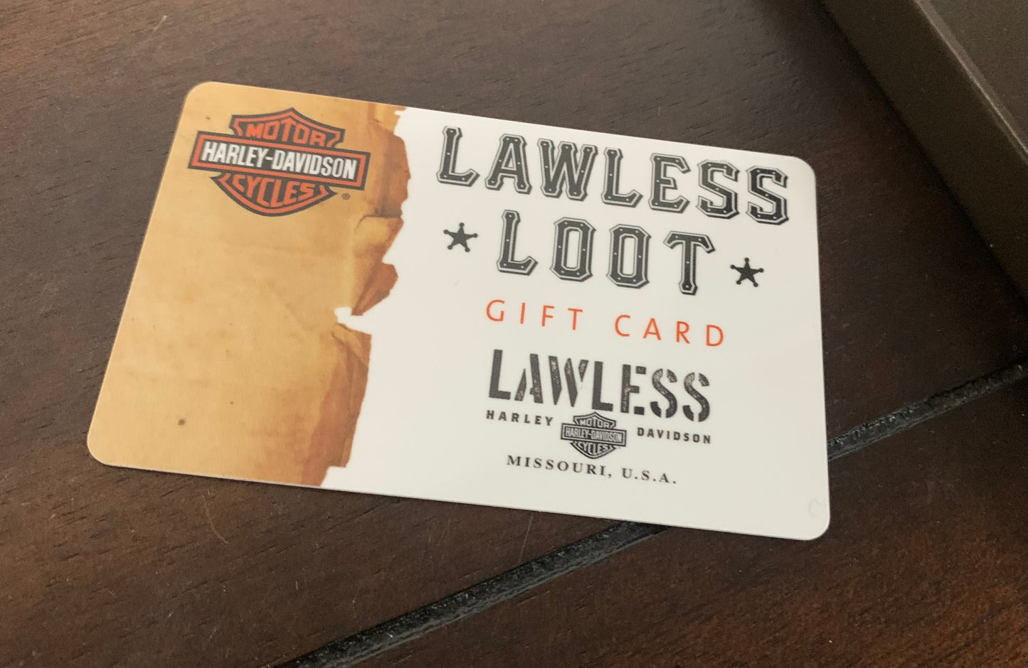 Lawless Harley-Davidson Giftcard