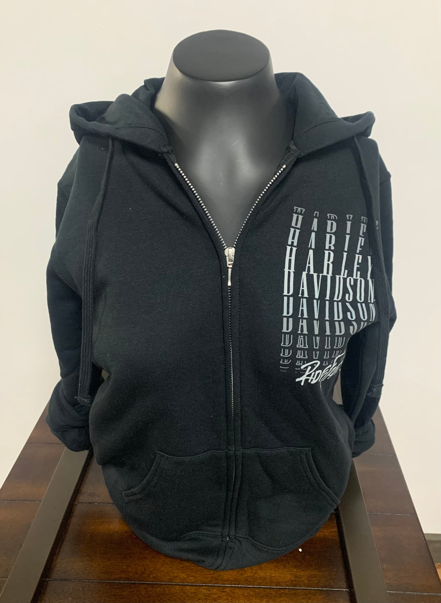 Ride Repeat Womens Zip-Up Hoodie