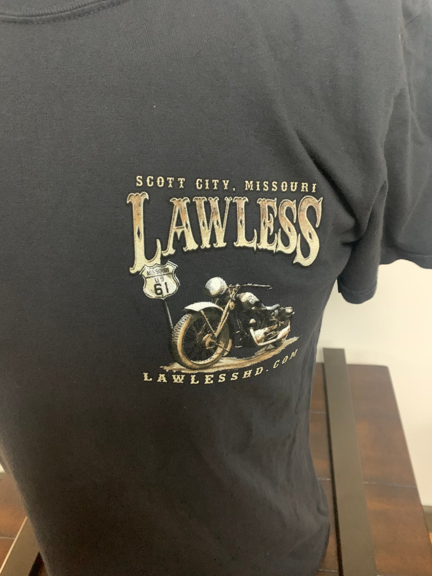 Lawless Saloon Mens Short Sleeve Tee