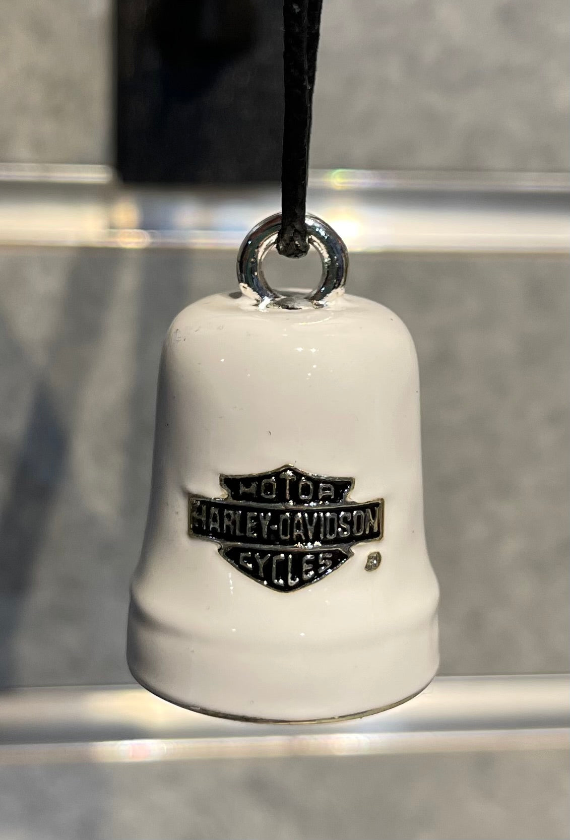 White Bar & Shield Ride Bell